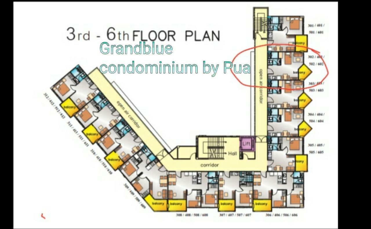 Grandblue Condominium 106,302 Mae Phim Exterior foto